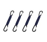 Lot de 4 porte-clés paracorde colorés en polypropylène avec crochets pour sac à dos, bouteille d'eau (camouflage vert militaire et marron)