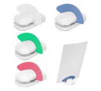 Lot de 4 porte-documents pour bureau, légers, avec coussinet antidérapant, support de papier pour écrire des lettres A4, à la maison, à l'école, au bureau