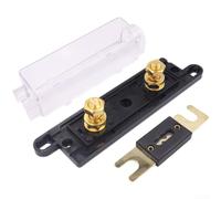 Lot de 4 porte-fusibles audio de voiture en alliage de zinc et coque en polycarbonate résistant à la chaleur et résistant à la chaleur pour applications industrielles automobiles comprend des fusibles