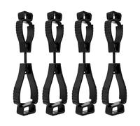 Lot de 4 porte-gants rotatifs à 360 ° - Porte-gants de pompier - Porte-gants portable - Pour ouvriers, pompiers, jardins, chantiers, chaussures, casques de protection (style 2)