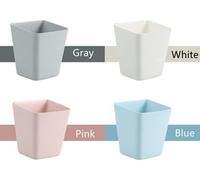 Lot De 4 Porte-Gobelets À Suspendre,Panier De Rangement À Roulettes,Accessoires De Chariot À Roulettes,11,9 X 10,2 Cm,Pots À Crayons Suspendus,Pots À Plantes,Pot À Maquillage(4 Couleurs)