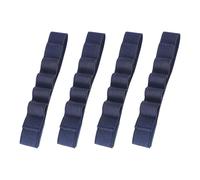 Lot de 4 porte-marque-pages extensibles multi-usages, bande en nylon élastique, étui pour carnet de notes pour bureau scolaire et usage domestique Clip en polyamide
