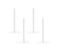 Lot de 4 porte-rouleaux de ruban en acrylique transparent qui économise de l'espace pour rouleaux de crochet, organisateur de rubans pour et travaux manuels | Pour artisanat, et