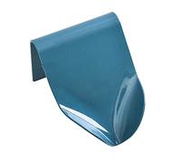 Lot de 4 porte-savon sans ongles - Blanc/jaune/bleu/rouge - Porte-savon auto-drainant pour salle de bain - Sans perçage - Créatif et pratique - 4 tailles au choix