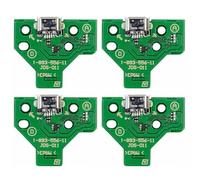 Lot de 4 ports de charge de remplacement, prise de charge pour contrôleur JDS-011PS4, ensemble de port de charge de remplacement, adaptateur micro USB, module de connecteur de carte de prise