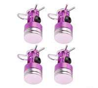 Lot de 4 poteaux de montage en métal pour voiture télécommandée 1/10 pour Tamiya M03 M05 M06 CC01 XV01 Support de coque conçu pour la compatibilité des modèles RC (violet)