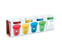 Lot de 4 pots de pâte à modeler Multicolore