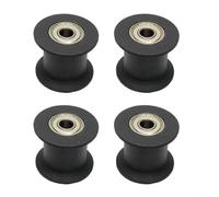 Lot de 4 poulies de guidage de courroie en nylon avec roulements 608ZZ compatibles avec différentes machines de fitness