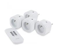Lot de 4 prises télécommandables intérieure CHACON, 3000 W