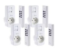 Lot de 4 prises télécommandées G