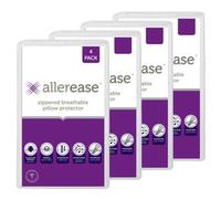 Lot de 4 prot ge-oreillers AllerEase StandardQueen - Temp rature quilibr e