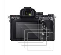[Lot de 4 Protecteur D'écran compatible pour Sony Alpha A7II A7RII A7SII A7RIII A7R Mark II, Protecteur de Verre Trempé compatible pour Sony A72 A73 A7R3 A9 A7R2 A7S2 A7R Mark 2