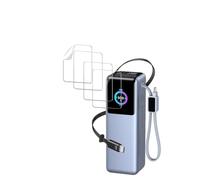 Lot de 4 protecteurs d'écran pour batterie externe UGREEN Nexode Pro 25 000 | Film PET 6H, installation sans bulles, anti-traces de doigts, haute transparence, résistant aux rayures