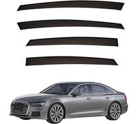 Lot de 4 Protection Contre Le Vent pour Audi A6 C7 2016-2021, Pluie Soleil Déflecteurs latéraux Déflecteurs de Vitres Latérales