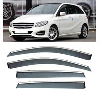 Lot de 4 Protection Contre Le Vent pour Benz B Klasse 2013-2019, Pluie Soleil Déflecteurs latéraux Déflecteurs de Vitres Latérales