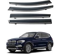 Lot de 4 Protection Contre Le Vent pour BMW X3 2018 2019 2020, Pluie Soleil Déflecteurs latéraux Déflecteurs de Vitres Latérales