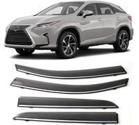 Lot de 4 Protection Contre Le Vent pour Lexus RX RX270 2016-2020, Pluie Soleil Déflecteurs latéraux Déflecteurs de Vitres Latérales