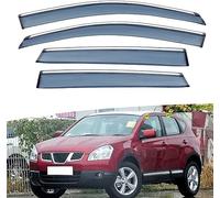 Lot de 4 Protection Contre Le Vent pour Nissan QASHQA 2008-2015, Pluie Soleil Déflecteurs latéraux Déflecteurs de Vitres Latérales