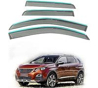 Lot de 4 Protection Contre Le Vent pour Peugeot 4008 2017 2018, Pluie Soleil Déflecteurs latéraux Déflecteurs de Vitres Latérales