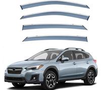 Lot de 4 Protection Contre Le Vent pour Subaru Crosstrek MK2-GT 2018-2023, Pluie Soleil Déflecteurs latéraux Déflecteurs de Vitres Latérales