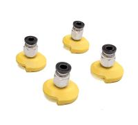 Lot de 4 protections AMS Lite avec connecteurs de tube en PTFE pour Bambu Lab A1/A1 Mini, résistants à l'usure, durables, faciles à installer (AMS lite-Yellow-2)