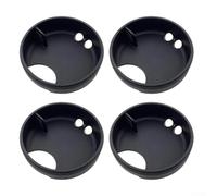 Lot de 4 protections anti-éclaboussures en silicone pour bouteilles d'eau à large goulot de 53 mm, compatible avec accessoires de bouteilles de 946 ml, couvercle à contrôle du débit, passe au