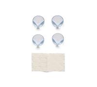 Lot de 4 Protections d'angle Transparentes pour Meubles, Protections d'angle discrètes pour Tables, armoires et Plans de Travail dans la Maison