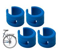 Lot de 4 protections de cadre de vélo - Protection de chaîne arrière universelle, revêtement anti-éraflures, revêtement doux en élastomère texturé | Châssis pour coureurs et navetteurs