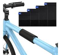 Lot De 4 Protections De Cadre De VéLo, Protection De Transport pour Porte-VéLos Thule, Protection pour Cadre Carbone, Accessoire VéLo, Fixation Anti-Rayures, s'adapte Universellement