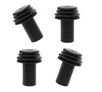 Lot de 4 protections de gouttière en silicone robuste pour éviter les obstructions, pour l'entretien de la cour, installation facile, accessoires de gouttière
