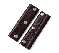 Lot de 4 protections de poignée de bagage, coussinets en cuir pour bagages, sacs à main et accessoires de voyage,9x13cm