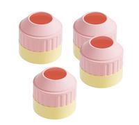 Lot de 4 protections de poignée de porte en silicone absorbant les chocs antidérapants pour cuisine, salle de bain, robinet, évier