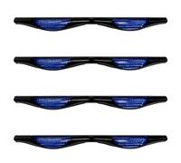 Lot de 4 protections de portière de voiture bleues