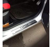 Lot de 4 protections de seuil de porte chromées pour Captur [2013-2019]
