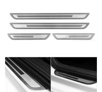 Lot de 4 Protections de Seuil de Portière de Voiture en Acier Inoxydable pour Honda CRV CR V 2017-2022,Plinthes Porte De Voiture Entrer dans La Garde Plaques