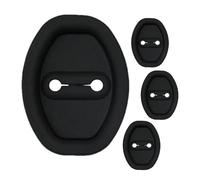 Lot de 4 protections de verrouillage de porte de voiture en silicone - Loquets de porte de voiture - Loquets de porte de voiture décoratifs - Ajustement précis pour mini-fourgonnette, caravane