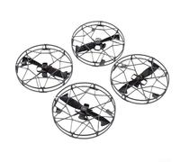 Lot de 4 protections d'hélice grises pour DJI 5 Pro, protection en spirale ABS robuste pour bague avec installation facile, housse légère pour une meilleure sécurité de vol dans les espaces restreints