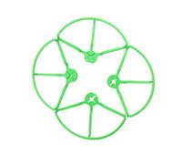 Lot de 4 Protections d'hélices 5 Pouces, Anneaux Protection Anti-Collision, compatibles avec Le châssis des Drones Course FPV QAV210/250(Green 4pcs)