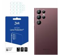Lot de 4 protections d'objectif 3MK Samsung Galaxy S22 Ultra 5G - transparent - TU
