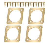 Lot de 4 protections en métal pour nichoir à oiseaux - Pour maisons de merle bleu de l'Est, montage de cloisons et défense contre les serpents