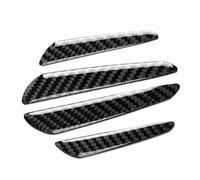 Lot de 4 Protections Pare-Choc et Portières Voiture, Autocollant en Fibre de Carbone Résistant, Universel pour Voiture, SUV, Camion, Protège Contre Chocs et Rayures, Facile à Installer