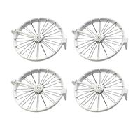 Lot de 4 protections pour hélices avec atterrissage surélevé et design de ventilation avant arrière gauche droite ronde