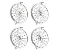 Lot de 4 protections pour hélices avec atterrissage surélevé et design de ventilation avant arrière gauche droite ronde