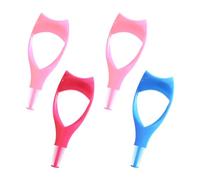 Lot de 4 protections pour mascara, protection applicateur, outil 3 en 1 pour cils