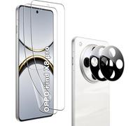 Lot De 4 Protections Pour Oppo Find X8 Pro 5g ¿ 2 Films Écran Tpu Souple + 2 Protections Caméra Arrière Hd, Anti-Rayures, Ultra-Transparents Et Réactifs Au Toucher