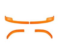 Lot de 4 protections solides pour bordures de robot - Résistantes aux intempéries - Sans colle nécessaire - Pour divers terrains - Installation sans colle