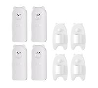 Lot de 4 protège-doigts avec ours de dessin animé - Protection de doigt - Butée de porte - Protection de porte