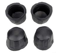 Lot de 4 Protège-Écrous Rubber pour Quad 110cc 125cc | Matériau caoutchouc pour robuste, haute résistance, couleur noire, lot de 4 , protection optimale