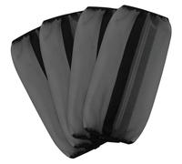 Lot de 4 protège-jambes de cheval, sangles réglables en nylon pour le soutien du tibia, respirantes et légères pour l'entraînement et l'équitation, 32,6 x 33,4 cm