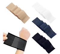 Lot de 4 protège-poignets élastiques, bande de protection extensible pour le levage de charges lourdes, utilisation sur ordinateur et gestion des articulations, enveloppe réglable en élasthanne
